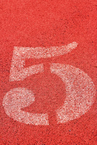 running track number - for the athletes