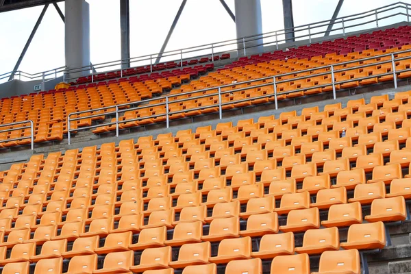 Asientos de estadio para fútbol deportivo — Foto de Stock