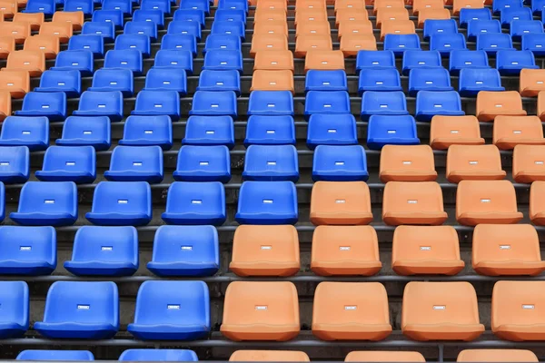 Asientos de estadio para fútbol deportivo — Foto de Stock