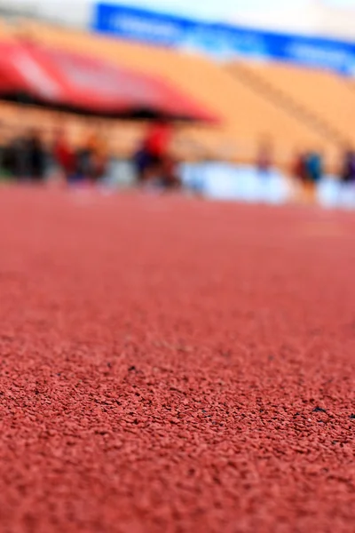 選手の背景のランニング トラック — ストック写真