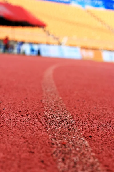 Running track for the athletes background — Stock Photo, Image