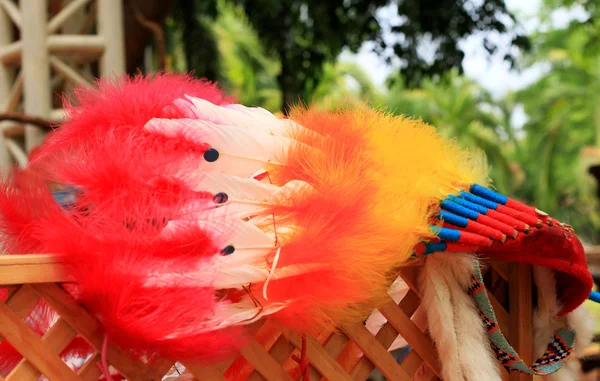 Native american indian chief headdress — Stock Photo, Image