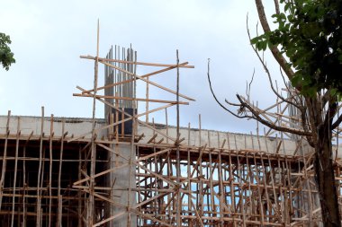 tamamlanmamış Binası inşaat sahasında