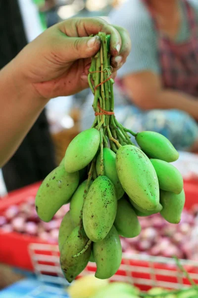 Fruit mango in de markt — Stockfoto