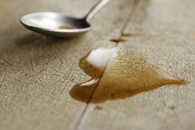 Kalp şeklinde kahve kaşığı