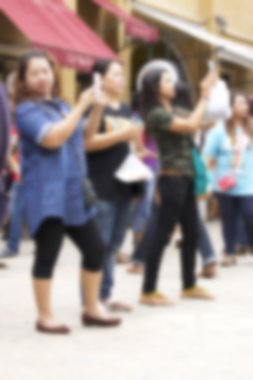 akıllı telefon kullanarak bulanık