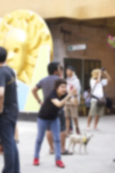 Blurred using smart phone — Stock Photo, Image