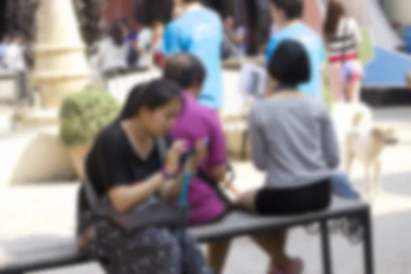 Blurred using smart phone — Stock Photo, Image