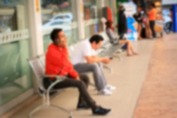 Blurred using smart phone — Stock Photo, Image