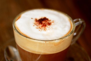 Cappuccino sıcak kahve