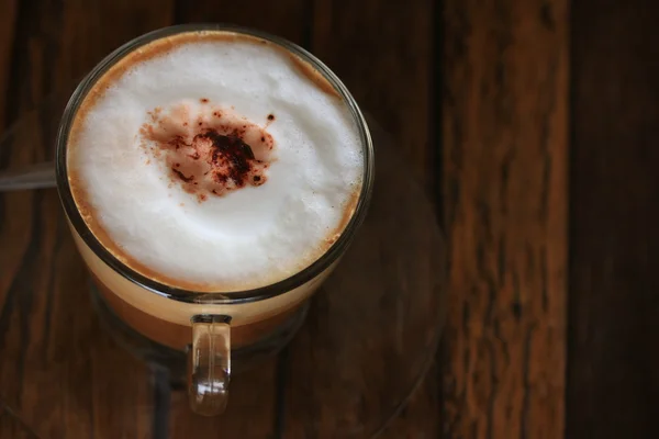 Cappuccino varmt kaffe — Stockfoto