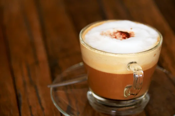 Cappuccino und heißer Kaffee — Stockfoto