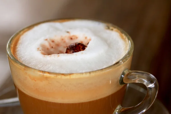 Cappuccino café chaud — Photo