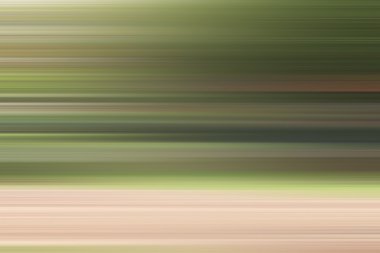 Parktaki insanlar bulanık.