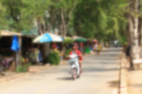 Flou des motos sur la route — Photo