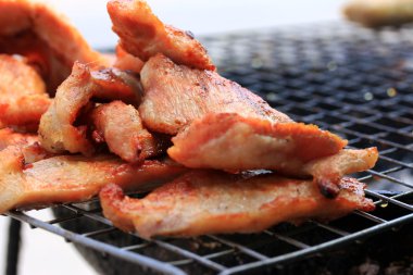 Barbekü domuz eti - stil Çin yemeği