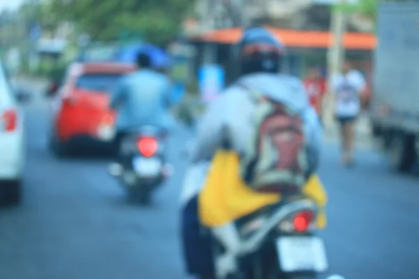 Difuminado de coche en la ciudad —  Fotos de Stock