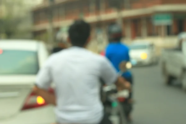 道路上车辆的模糊 — 图库照片