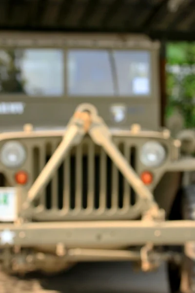 Blurred car jeep — Stock Photo, Image