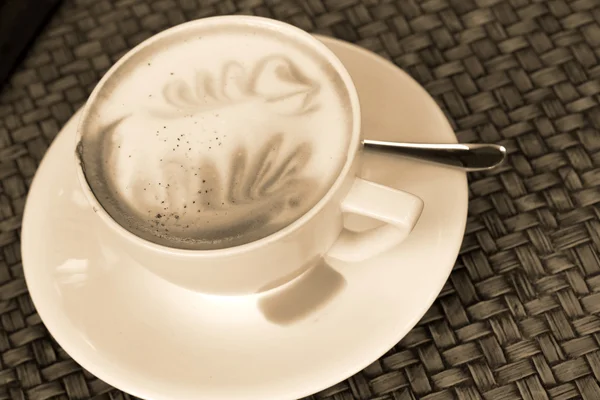 Café arte latte — Foto de Stock