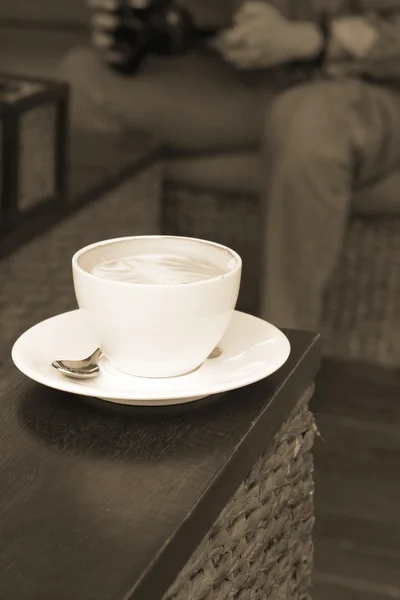 Café arte latte —  Fotos de Stock