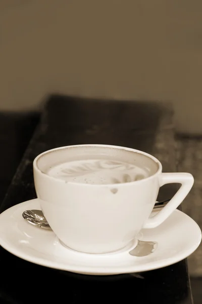 Latte art kávé — Stock Fotó