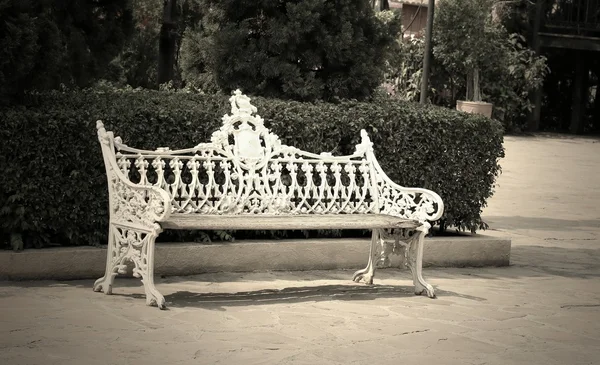 Vintage bench chair — Stock Photo, Image