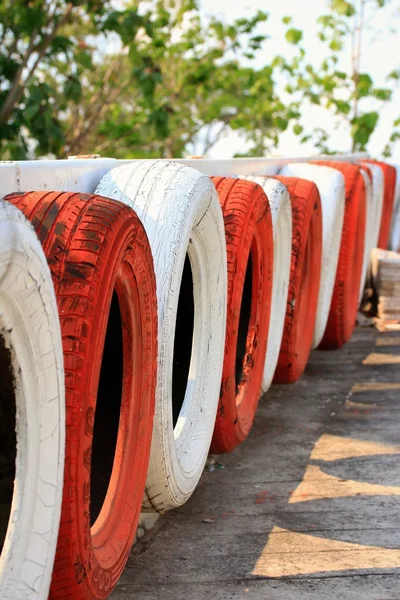 Close up of old tire — Stock Photo, Image