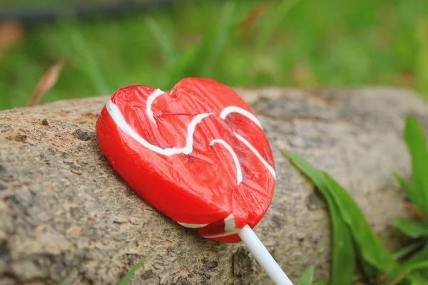 Candy valentines hearts — Stock Photo, Image