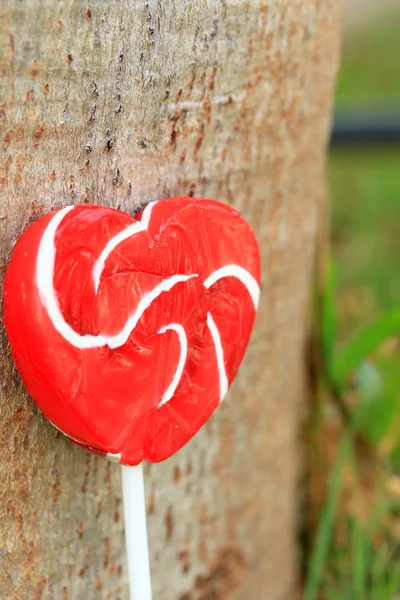 Candy valentines hearts — Stock Photo, Image