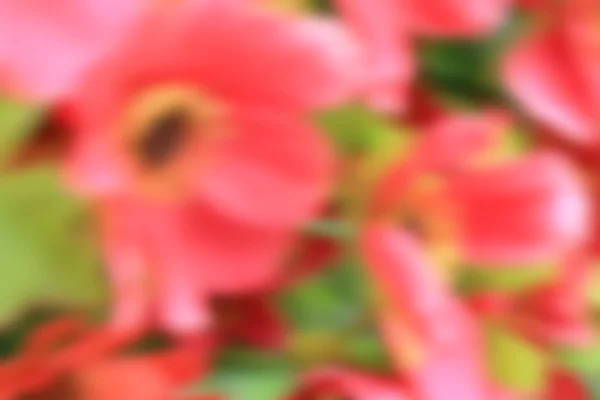 Flores artificiais desfocadas — Fotografia de Stock