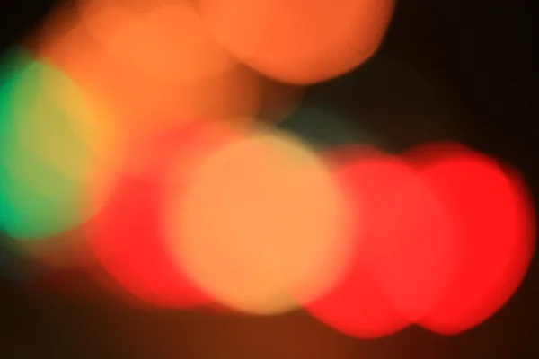 Blurred of car in city at night — Stock Photo, Image