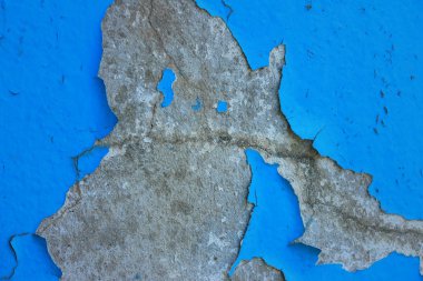 Soyulması boya ile çimento duvar