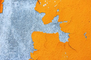 Soyulması boya ile çimento duvar