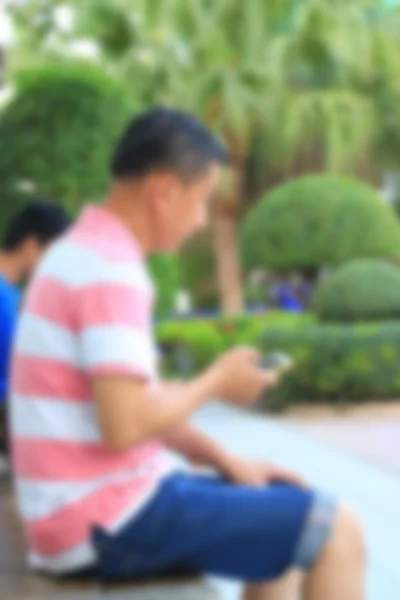 Blurred using smart phone — Stock Photo, Image