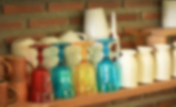 Blurred of coffee shop — Stock Photo, Image