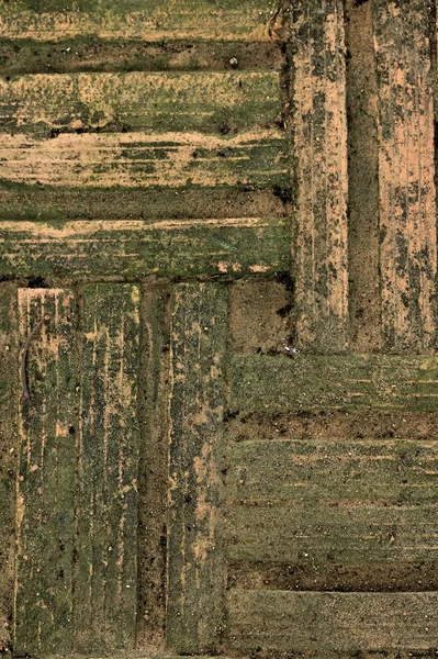 レンガの壁の背景テクスチャ - ビンテージ — ストック写真