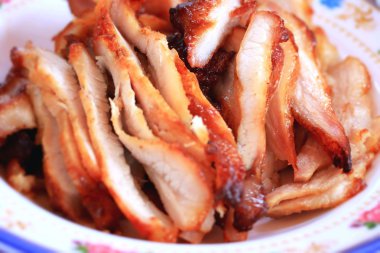 Barbekü domuz eti - stil Çin yemeği