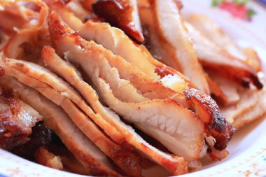 Barbekü domuz eti - stil Çin yemeği