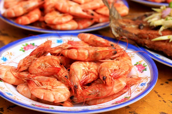 Grill udang bbq — Stok Foto
