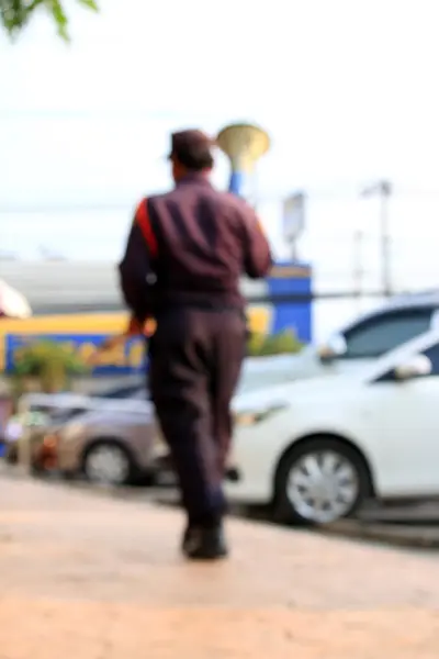 Hombres de seguridad borrosa — Foto de Stock