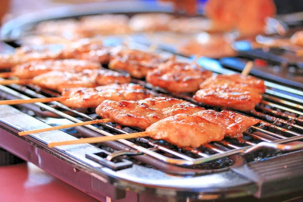 Bar-B-Q ou churrasqueira de carne — Fotografia de Stock