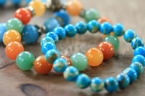 Bracelet couleurs vives - jade — Photo