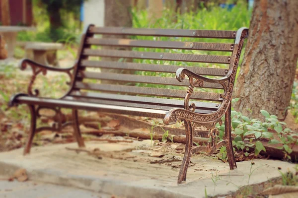 Vintage bench chair — Stock Photo, Image