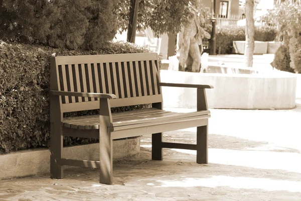 Vintage bench chair — Stock Photo, Image