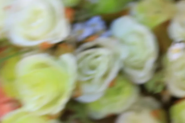 Suddig vackra vintage rosor konstgjorda blommor — Stockfoto