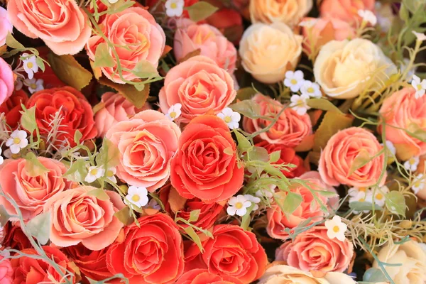 Yapay çiçek güzel vintage güller Stok Resim