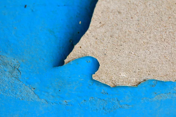 Zementwand mit abblätternder Farbe — Stockfoto