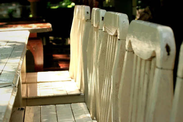 Vintage bench chair — Stock Photo, Image