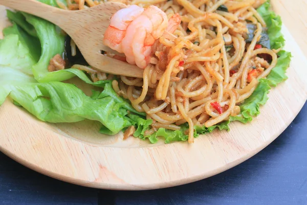 Espaguetis de camarón —  Fotos de Stock